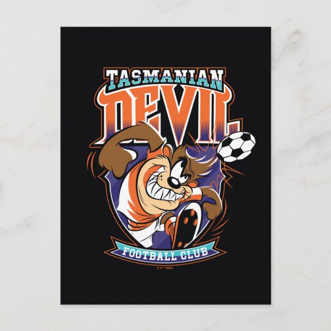 Tasmanian Devil Football Club Badge Postkarte (Vorderseite)