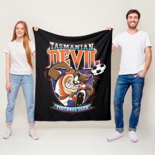 Tasmanian Devil Fußballclub-Abzeichen Fleecedecke