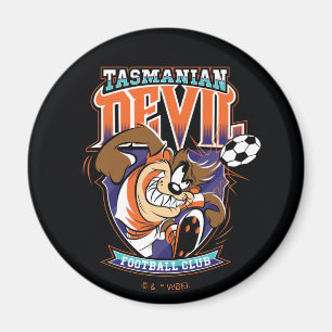 Tasmanian Devil Fußballclub-Abzeichen Magnet