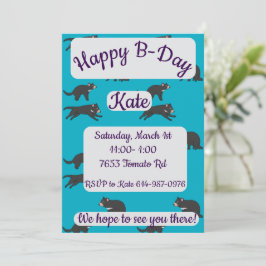 Tasmanian Devil Happy Birthday Einladung