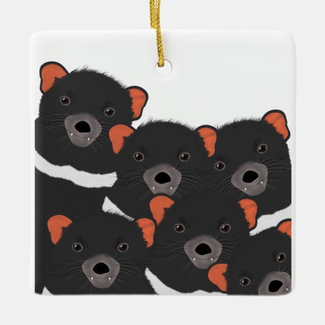 Tasmanian Devil Ornament (Vorderseite)