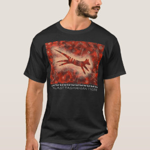 Tasmanian Tiger Cave Art Shirt