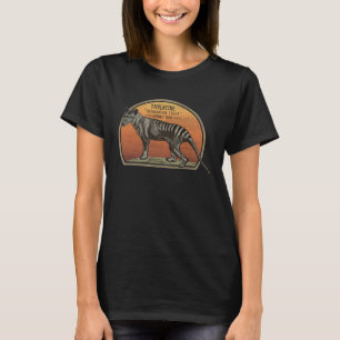 Tasmanian Tiger Tylacine Wolf Australisches Ausste T-Shirt