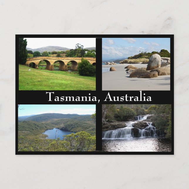 Tasmanie, Australien Postkarte (Vorderseite)