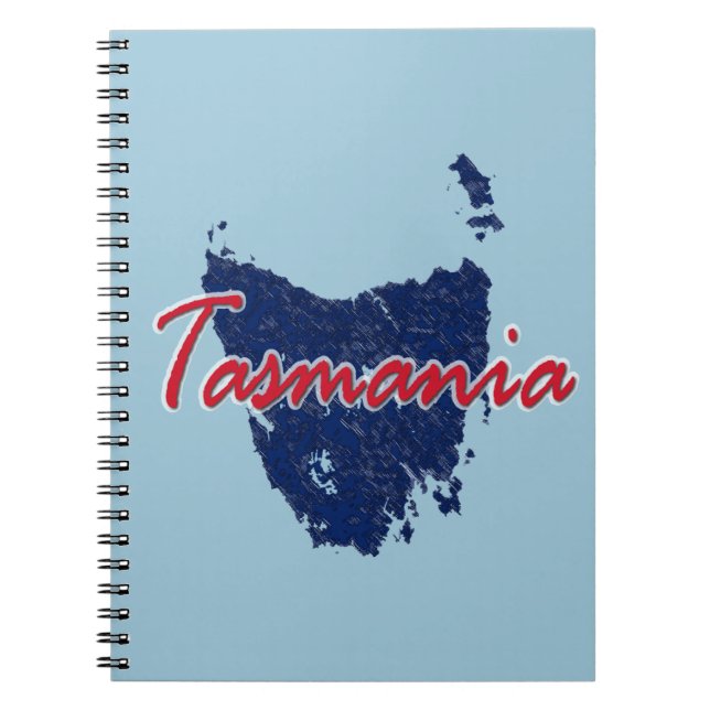 Tasmanie Notizblock (Vorderseite)