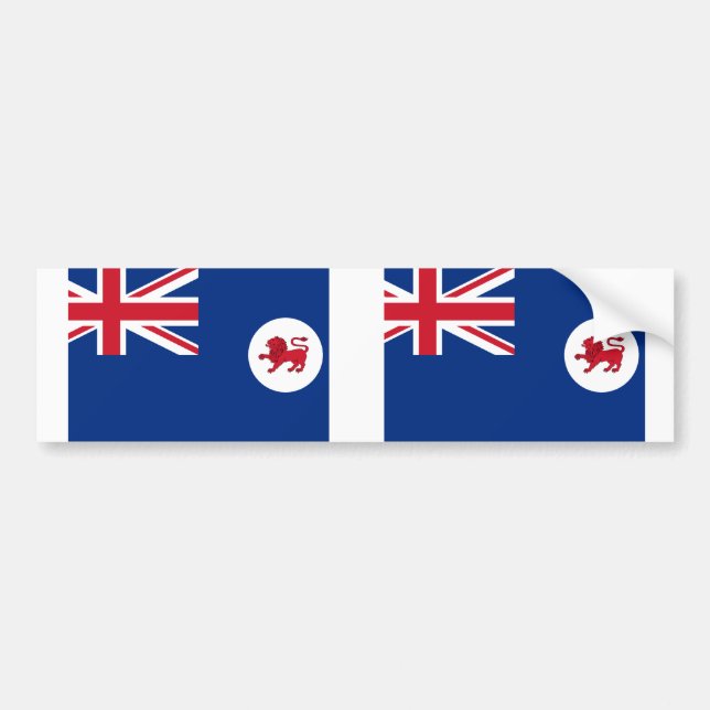 Tasmanien, Australien Autoaufkleber (Vorne)