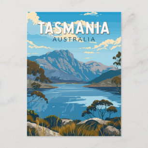 Tasmanien Australien Reise Kunst Vintage Postkarte