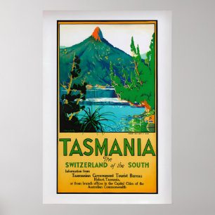 Tasmanien, die Schweiz des Südens von Harry Poster