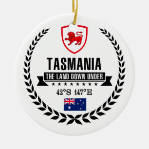 Tasmanien Keramik Ornament