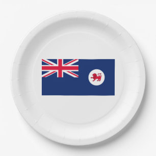 Tasmanische Flagge (Tasmanien) (australischer Staa Pappteller