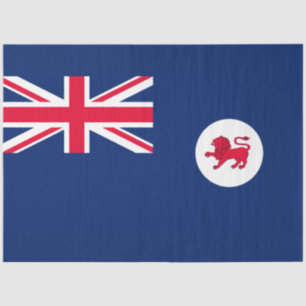 Tasmanische Flagge (Tasmanien) (australischer Staa Seidenpapier