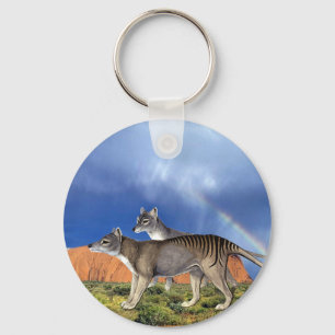 Tasmanischer Tiger-Schlüsselanhänger Schlüsselanhänger