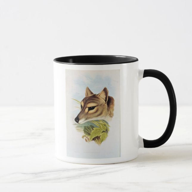 Tasmanischer Wolf oder Tiger Tasse (Rechts)