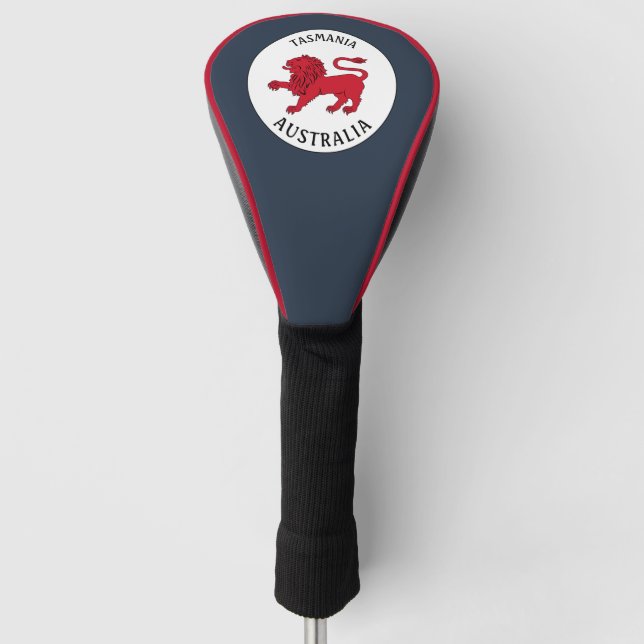 Tasmanisches Abzeichen (Australien) Golf Headcover (Vorderseite)