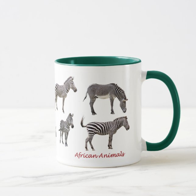 TASSE アフリカの動物のマグカップ (Droite)