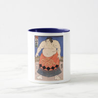 力 士, 国 芳 Sumo Wrestler, Kuniyoshi