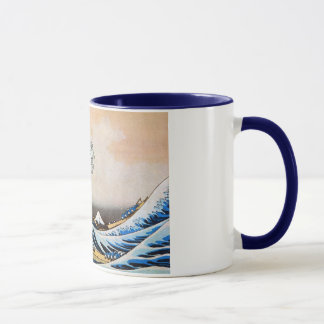 Tasse 神奈川沖浪裏, grande vague de 北斎, Hokusai