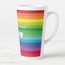 Tasse 0,5 Liter Regenbogen Jeanne de Sucrecoeur