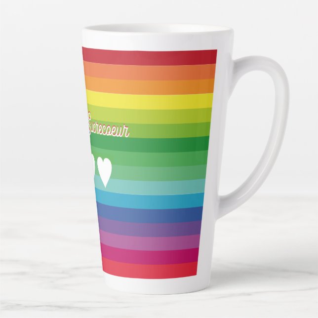 Tasse 0,5 Liter Regenbogen Jeanne de Sucrecoeur (Rechts)