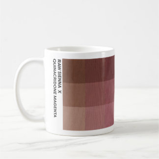 Tasse 11 oz Sienne brute x Magenta de quinacridone