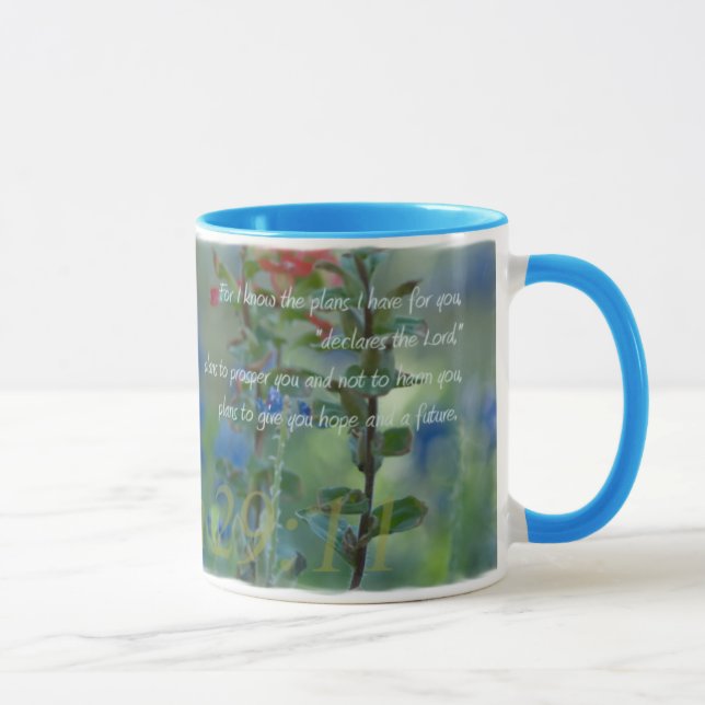 Tasse 11oz de 29:11 de Jerimiah (Droite)