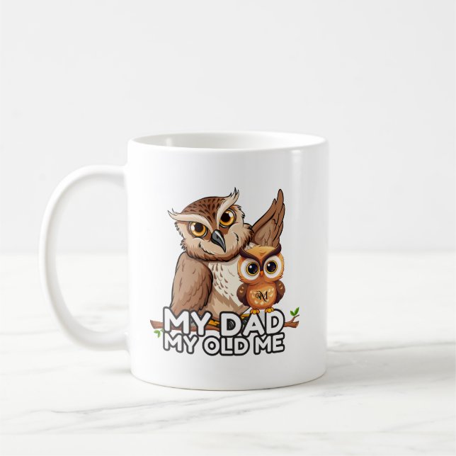 Tasse 11oz : Mein Vater Mein Altes Ich (weiß) (Links)