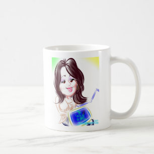 Tasse 11p de caricature de sonogramme