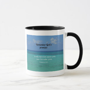Tasse 13:5 d'Hébreux je ne vous laisserai jamais ni