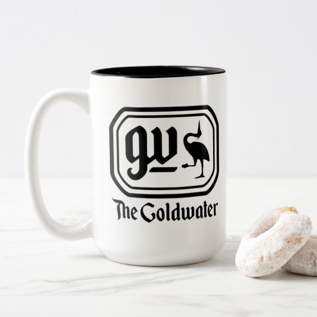Tasse 15oz à deux tons de la meilleure qualité de (Avec donut)