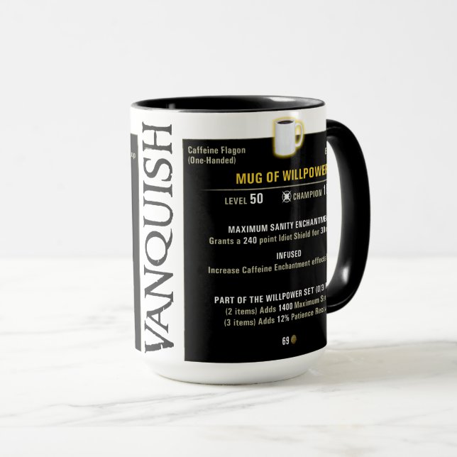 tasse 15oz de volonté (Devant droit)