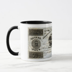Tasse 1837 Monnaie ferroviaire canadienne