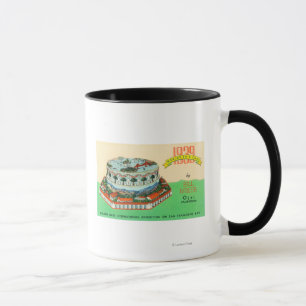 Tasse 1939 Worlds Fair Cake par Bill Baker à Ojai