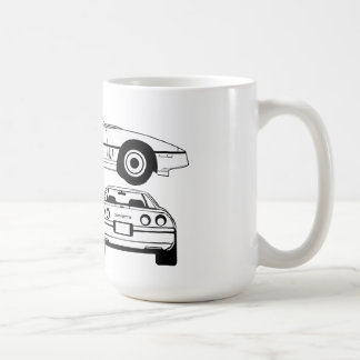 Tasse 1984 de schéma de Chevrolet Corvette