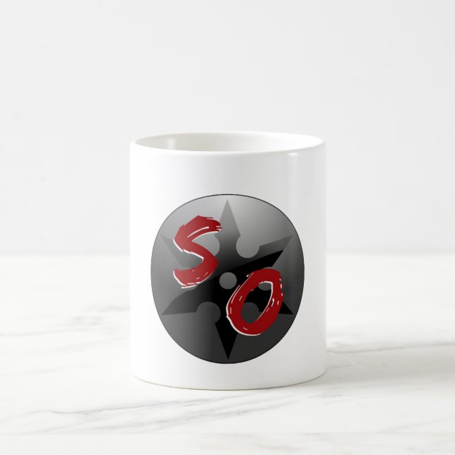 Tasse 1 de kanji et de logo de fournisseurs de (Centre)