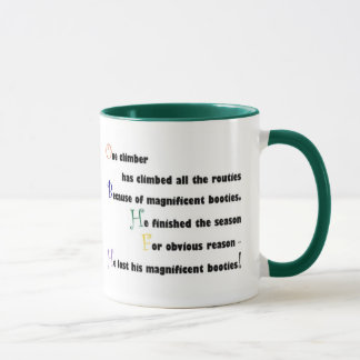 Tasse #1 de Limerick d'escalade