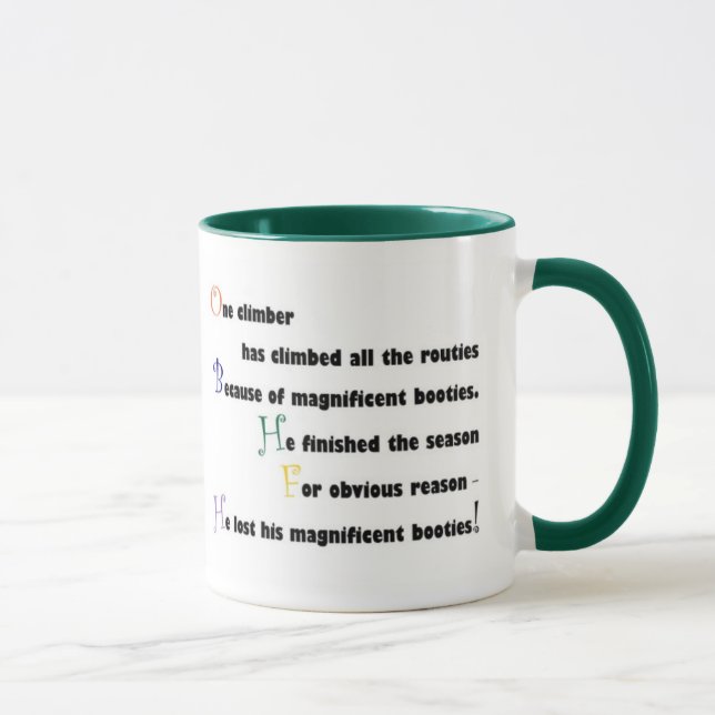 Tasse #1 de Limerick d'escalade (Droite)