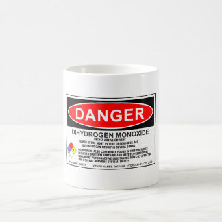 Tasse 1 d'oxyde de dihydrogène