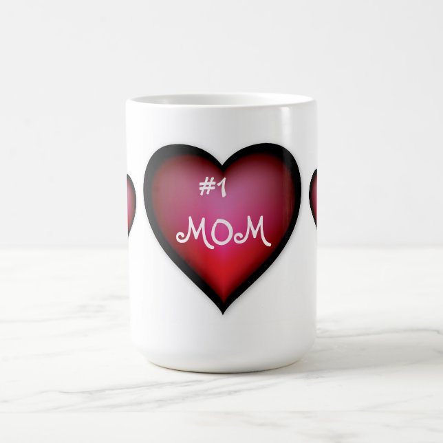 Tasse/#1 Mama mit Herz Kaffeetasse (Mittel)