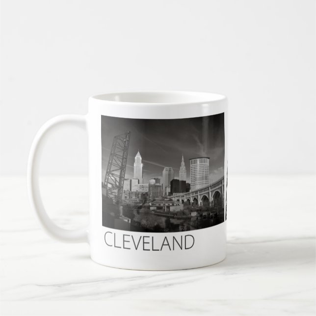 Tasse - #1 noir et blanc de Cleveland (Gauche)