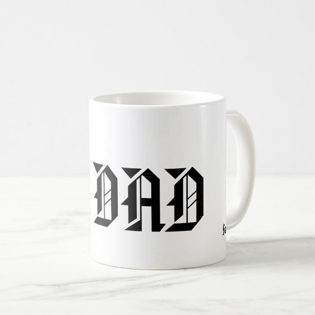Tasse : # 1 Papa (VorderseiteRechts)