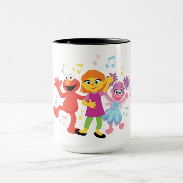 Tasse 1, rue Sésame | Julia, Elmo et Abby dansent (Centre)