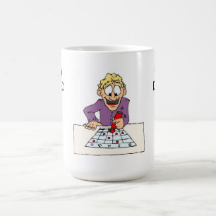 Tasse/#1 Vater mit Vater spielen Bingo Kaffeetasse
