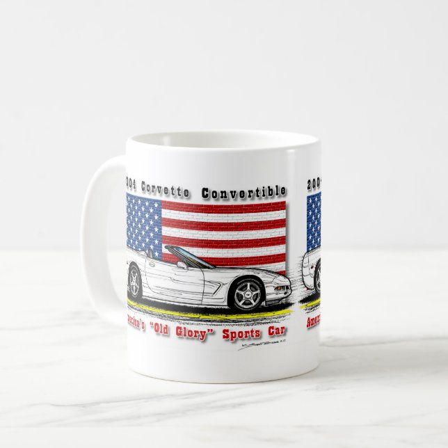 Tasse 2004 de café convertible de Corvette (Devant gauche)