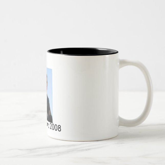 Tasse 2008 de café d'Obama de vote (Droit)