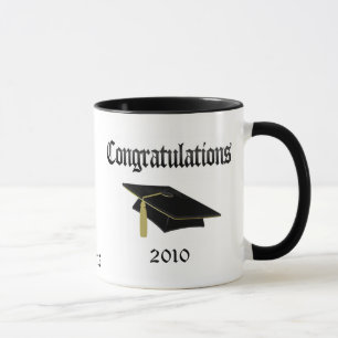 Tasse 2010 d'obtention du diplôme, mise dessus