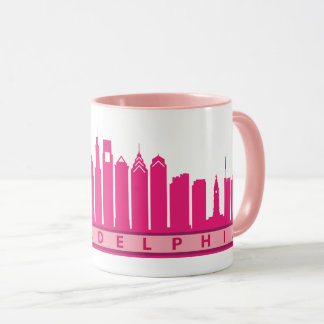 Tasse 2019 d'horizon de Philly dans le rose