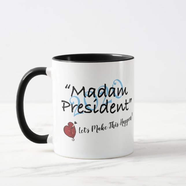 Tasse 2020 Madame-Präsident Herz (Links)