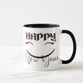 Tasse 2025 zum Glück im neuen Jahr