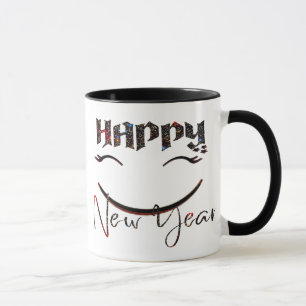 Tasse 2025 zum Glück im neuen Jahr