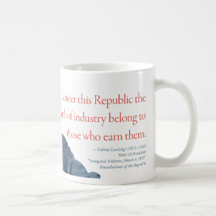 Tasse #20 "récompenses de Calvin Coolidge